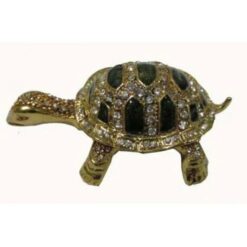 Bejeweled Fengshui Wish-Fulfilling Golden Tortoise