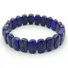 WAVS Lapis Lazuli Hexotic Faceted Shaped Cut Stone Crystal Bracelet